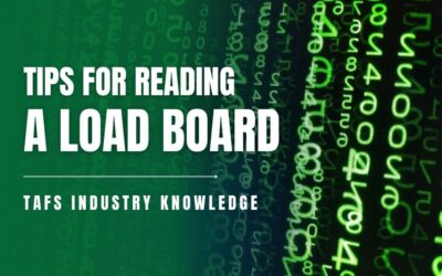 Tips for Reading a Load Board